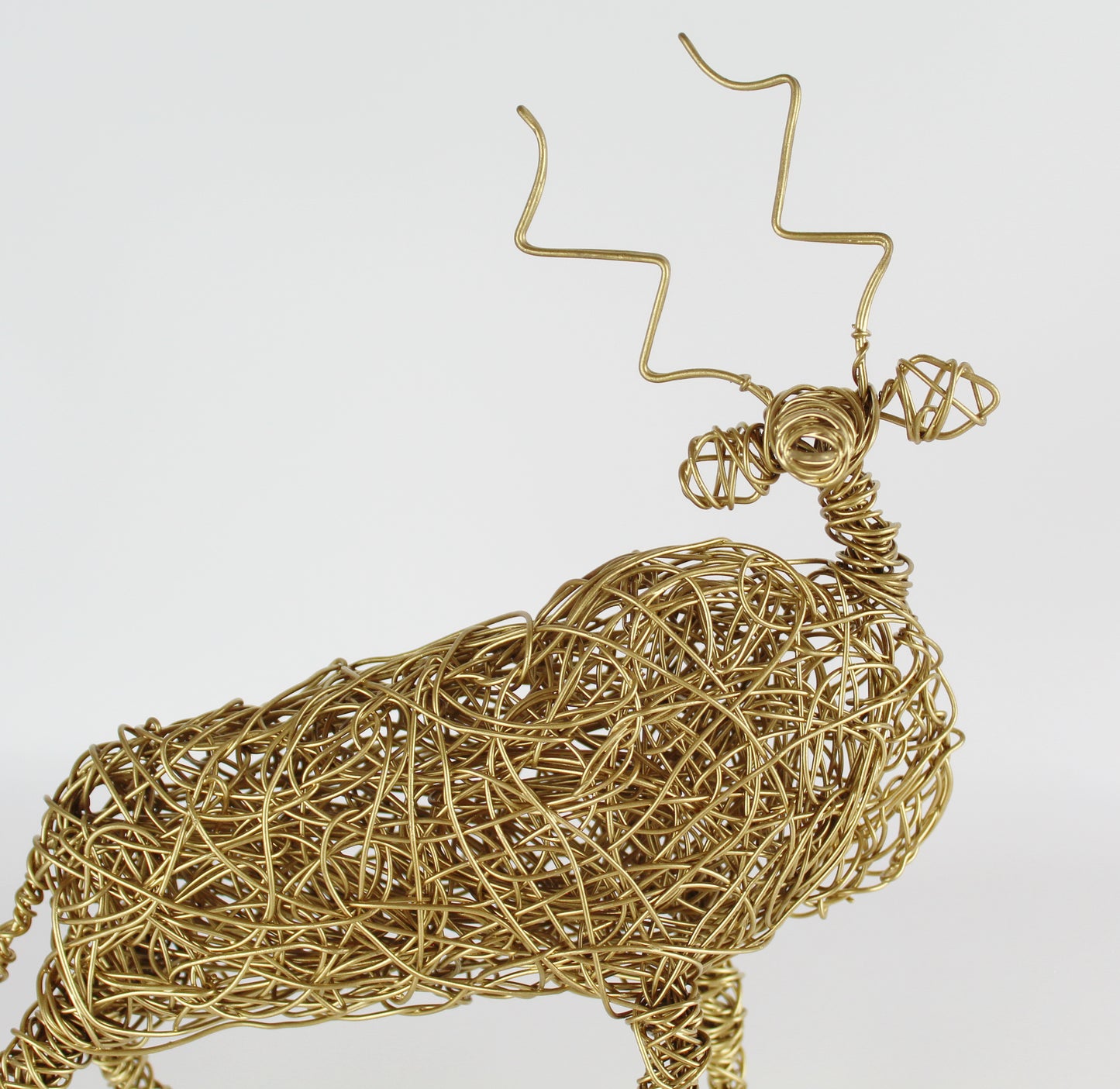 Wire Handmade Kudu Sculpture - Eco Handcraft store